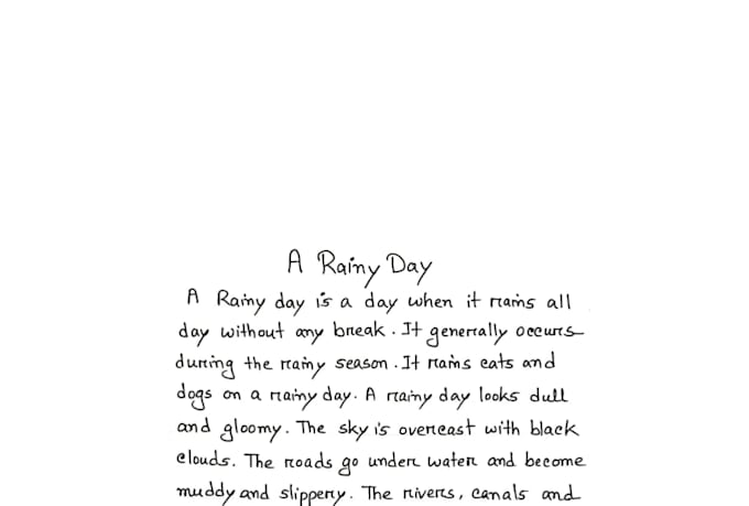 write anything with beautiful handwriting